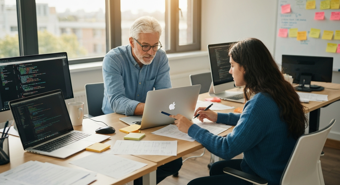 Ilir Ivezaj mentoring session