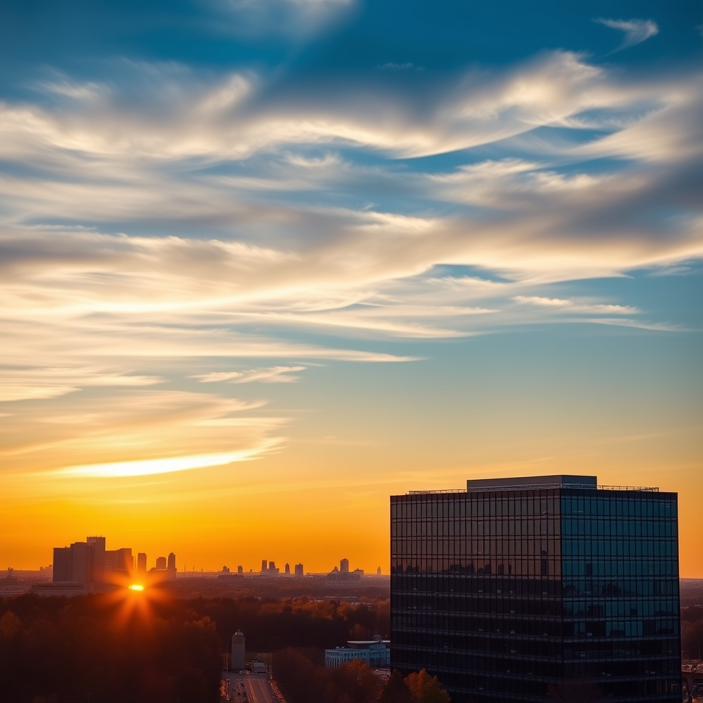 Michigan cityscape - home base of Ilir Ivezaj technology executive and entrepreneur