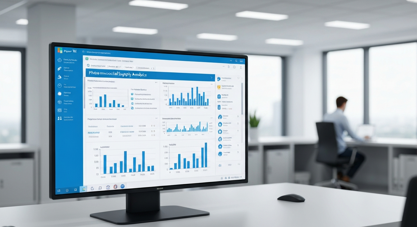 Ilir Ivezaj Power BI dashboard pharmaceutical supply chain analytics